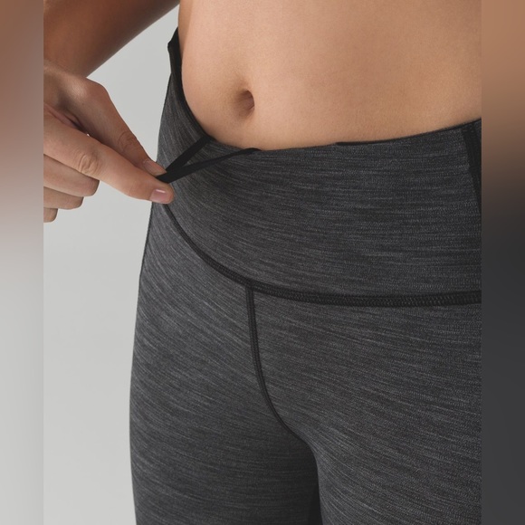 Lululemon Speed Up Tight Heathered Black - Picture 7 of 7